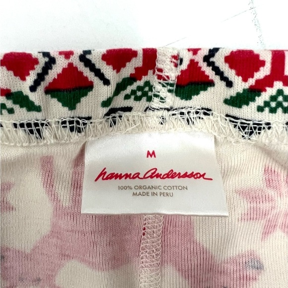 HANNA ANDERSSON Adult Unisex Long John Pajama Set Size Medium - Picture 9 of 9